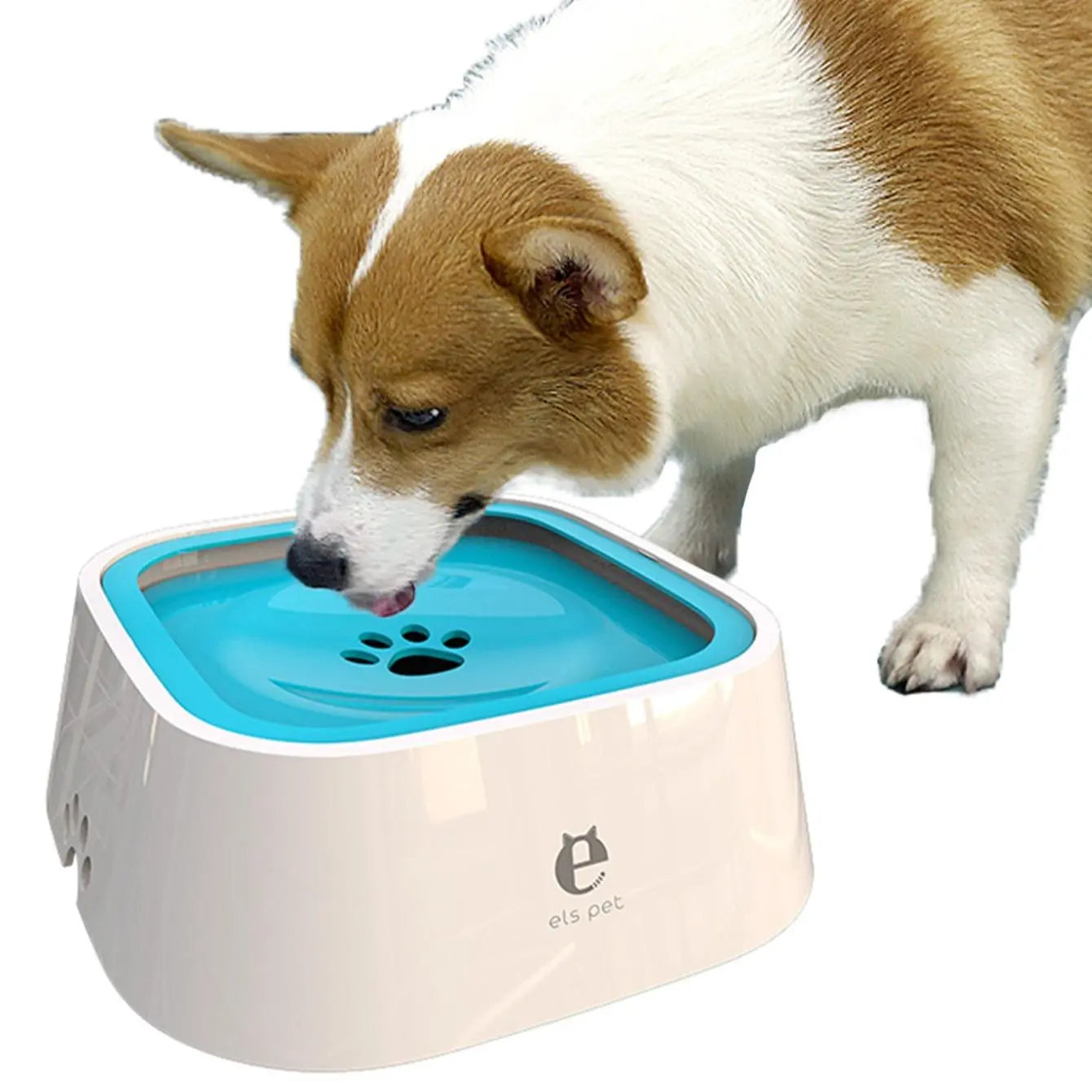 Dog Water Bowl for Small Medium Large Dogs, No-Spill Pet Water Bowl, Slow Water Feeder Bowl for Dogs Cats, Floating Disk Design Dogs Drinking Bowl, Slow Feeder Bowls