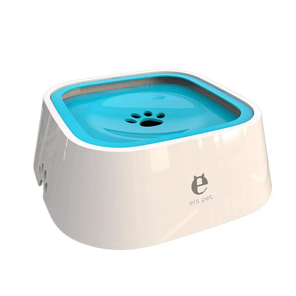 Dog Water Bowl for Small Medium Large Dogs, No-Spill Pet Water Bowl, Slow Water Feeder Bowl for Dogs Cats, Floating Disk Design Dogs Drinking Bowl, Slow Feeder Bowls